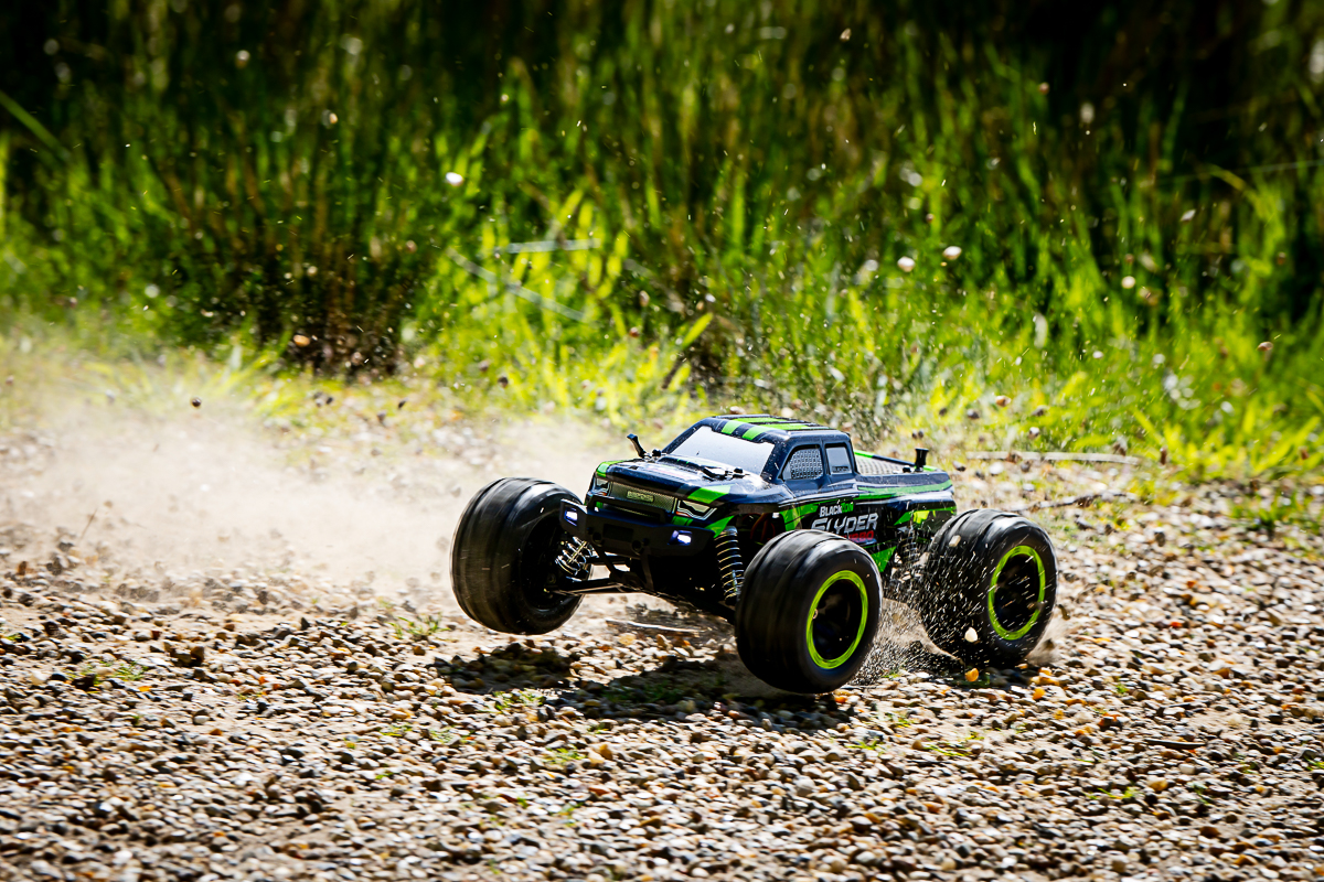 Blackzon 540208 Slyder MT Turbo 1/16 4WD 2S Brushless - Green - 11