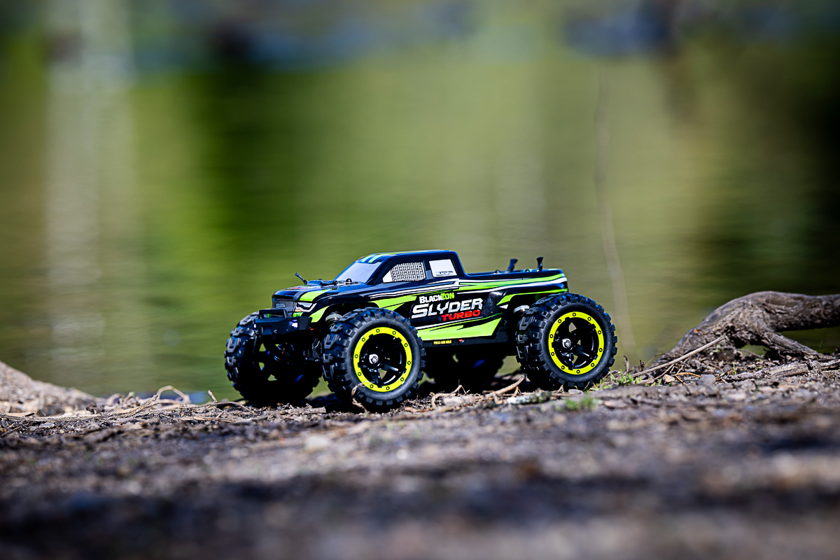 Blackzon 540208 Slyder MT Turbo 1/16 4WD 2S Brushless - Green - 10