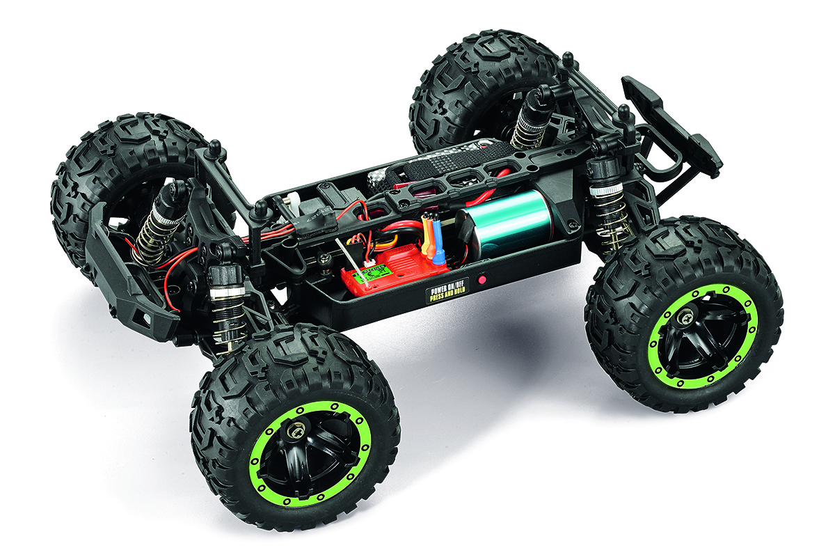 Blackzon 540208 Slyder MT Turbo 1/16 4WD 2S Brushless - Green - 3