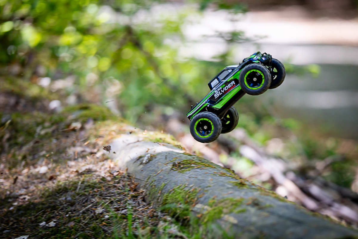 Blackzon 540208 Slyder MT Turbo 1/16 4WD 2S Brushless - Green - 15