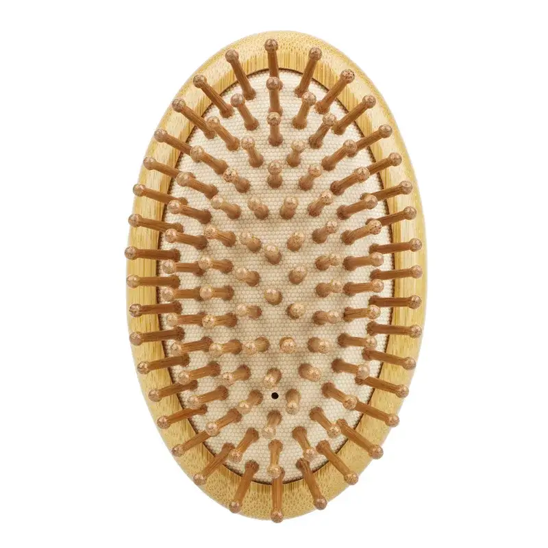 Hårborste i bambu mini – utan skaft - 3