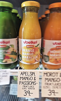 Mango, Apelsin & Passionsfruktjuice 0,25cl Demeter