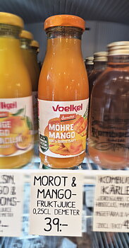 Morot & Mangofruktjuice 0,25cl Demeter