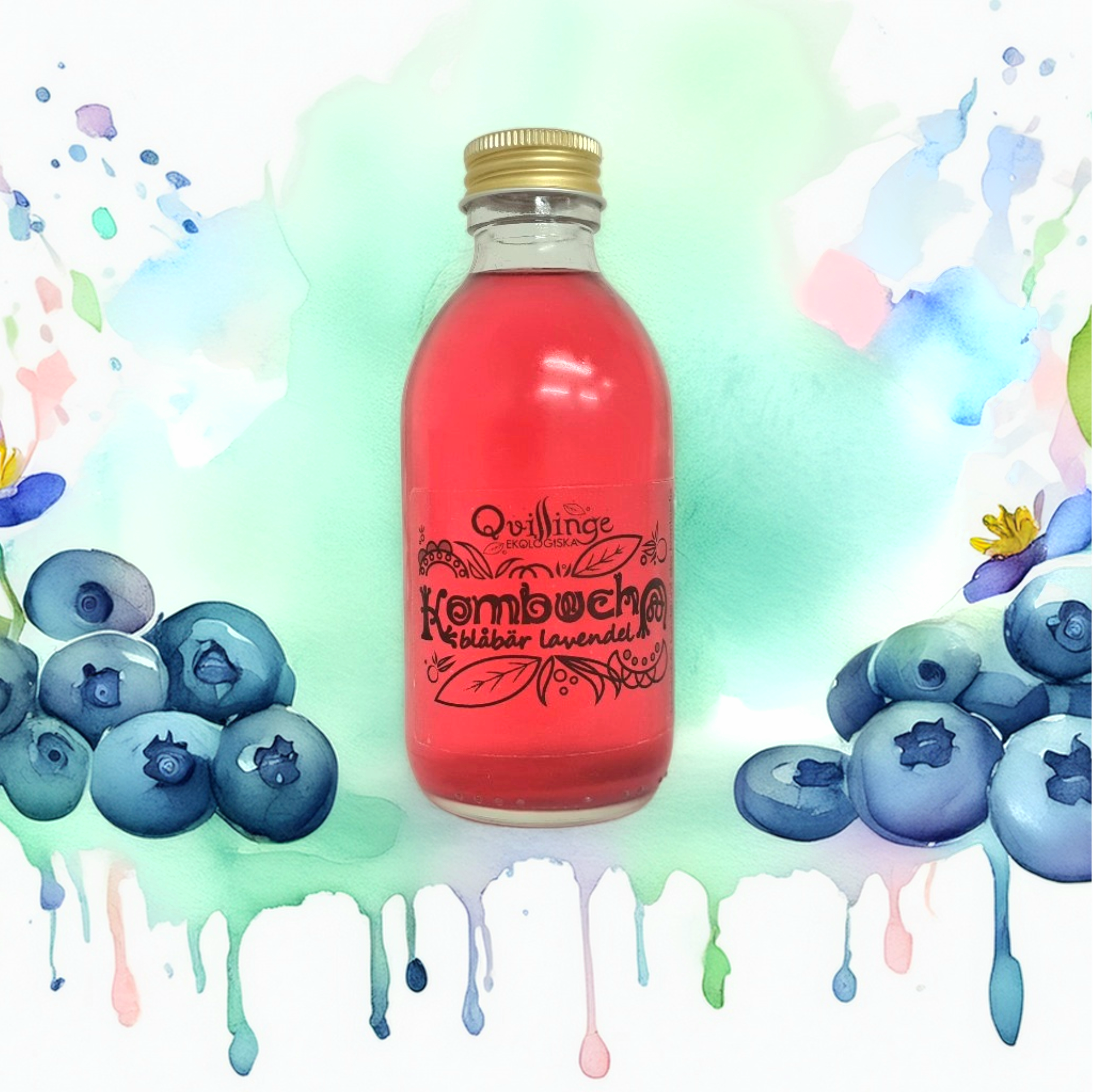BLÅBÄR LAVENDEL EKO KOMBUCHA 20cl  