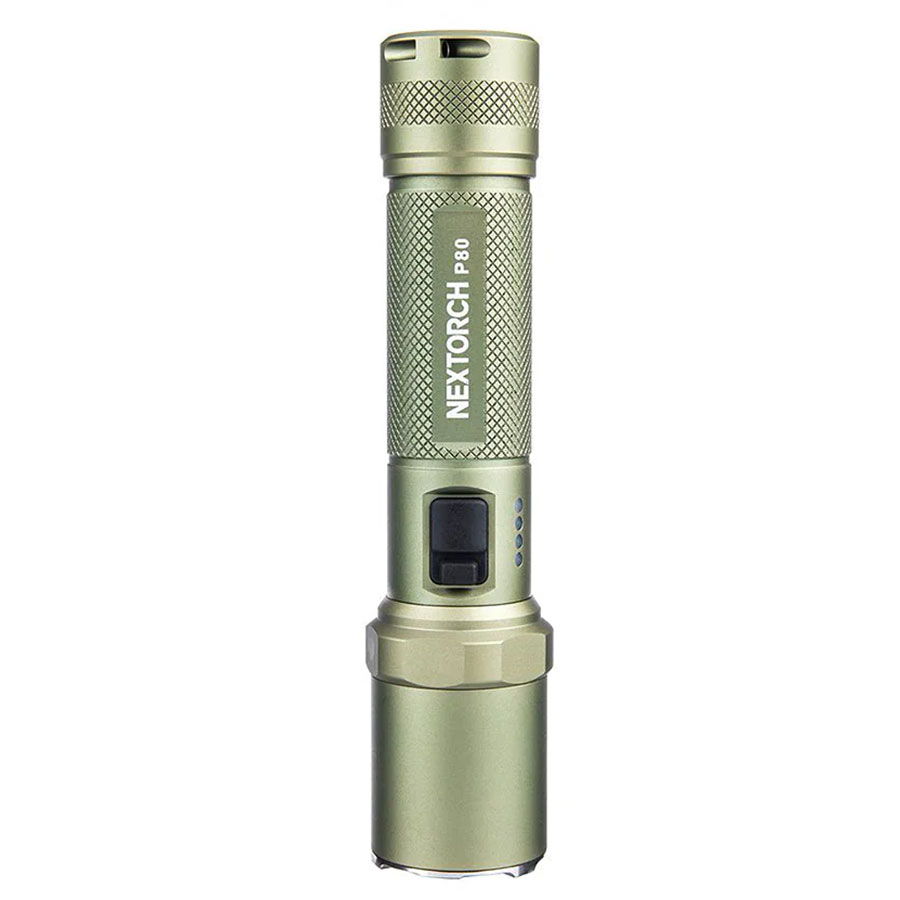 Nextorch P80 Grön Sökarlampa 1600lm laddbar - 2