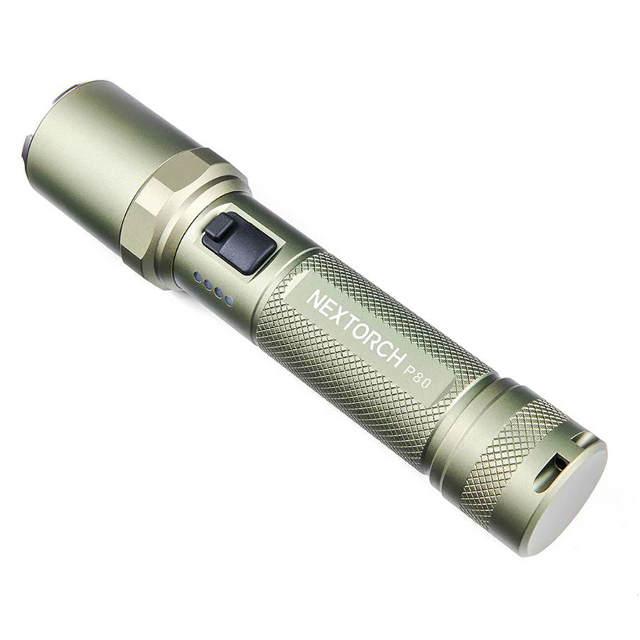 Nextorch P80 Grön Sökarlampa 1600lm laddbar - 5
