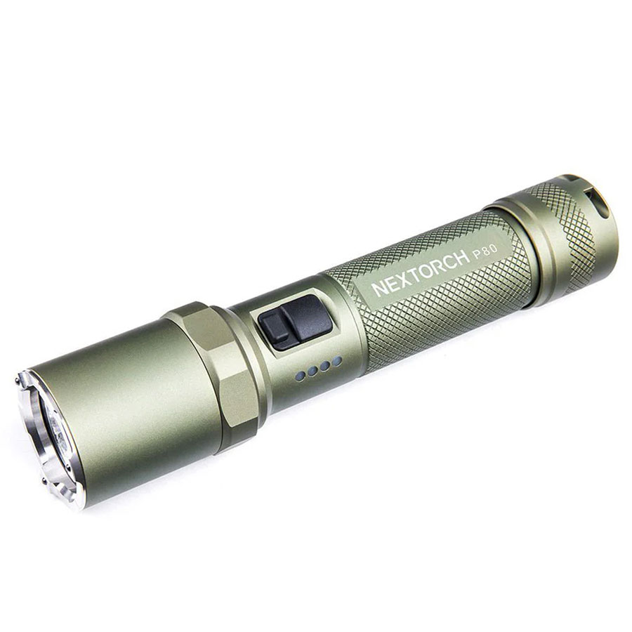 Nextorch P80 Grön Sökarlampa 1600lm laddbar