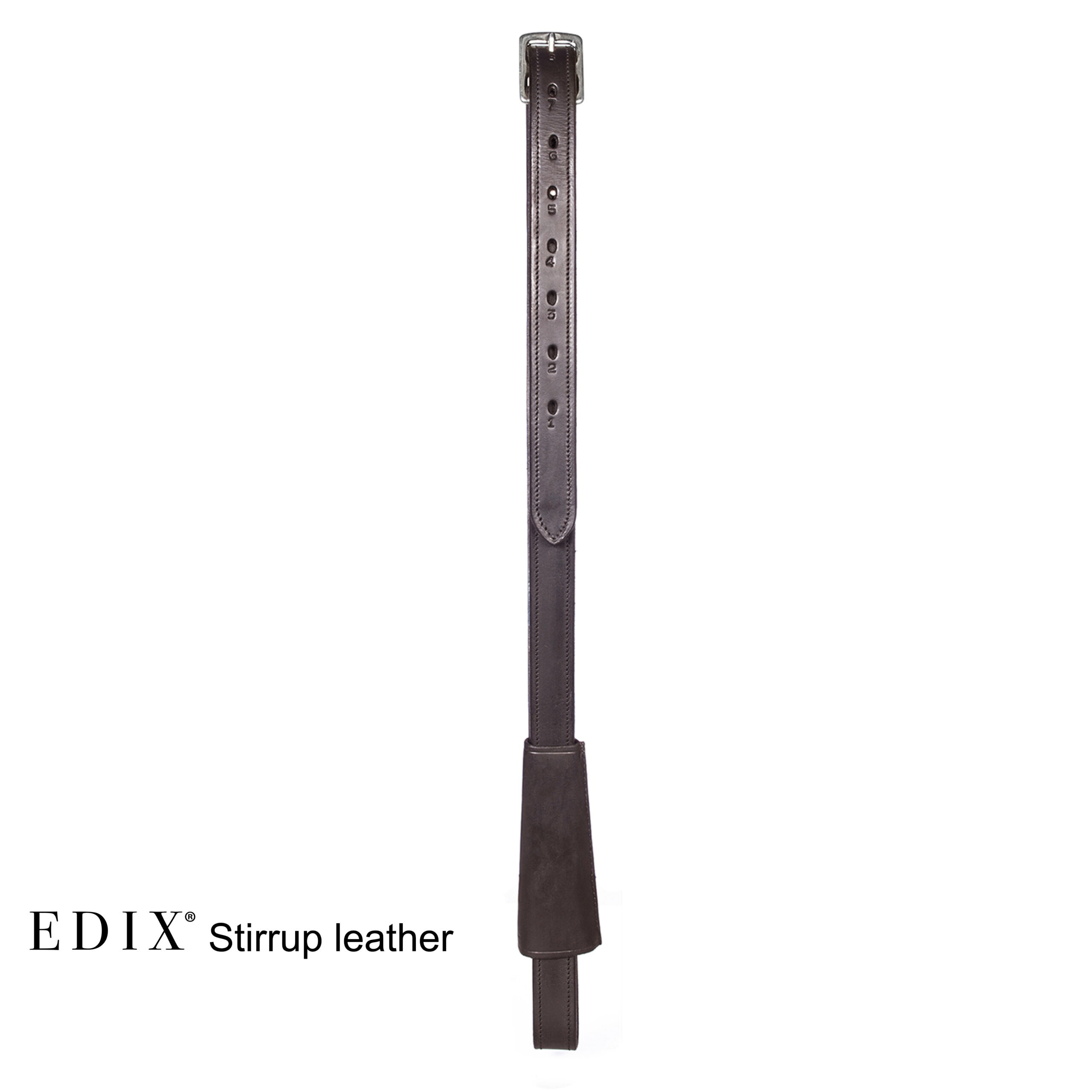 Stirrupleather EDIX® Buckle Down, brown, 150 cm