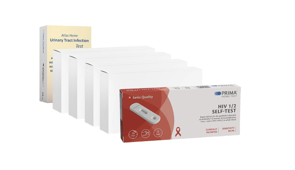 Kompletni paket – Klamidija, Gonoreja, Sifilis, HIV, Herpes tip 2, Urinarna infekcija (UTI)