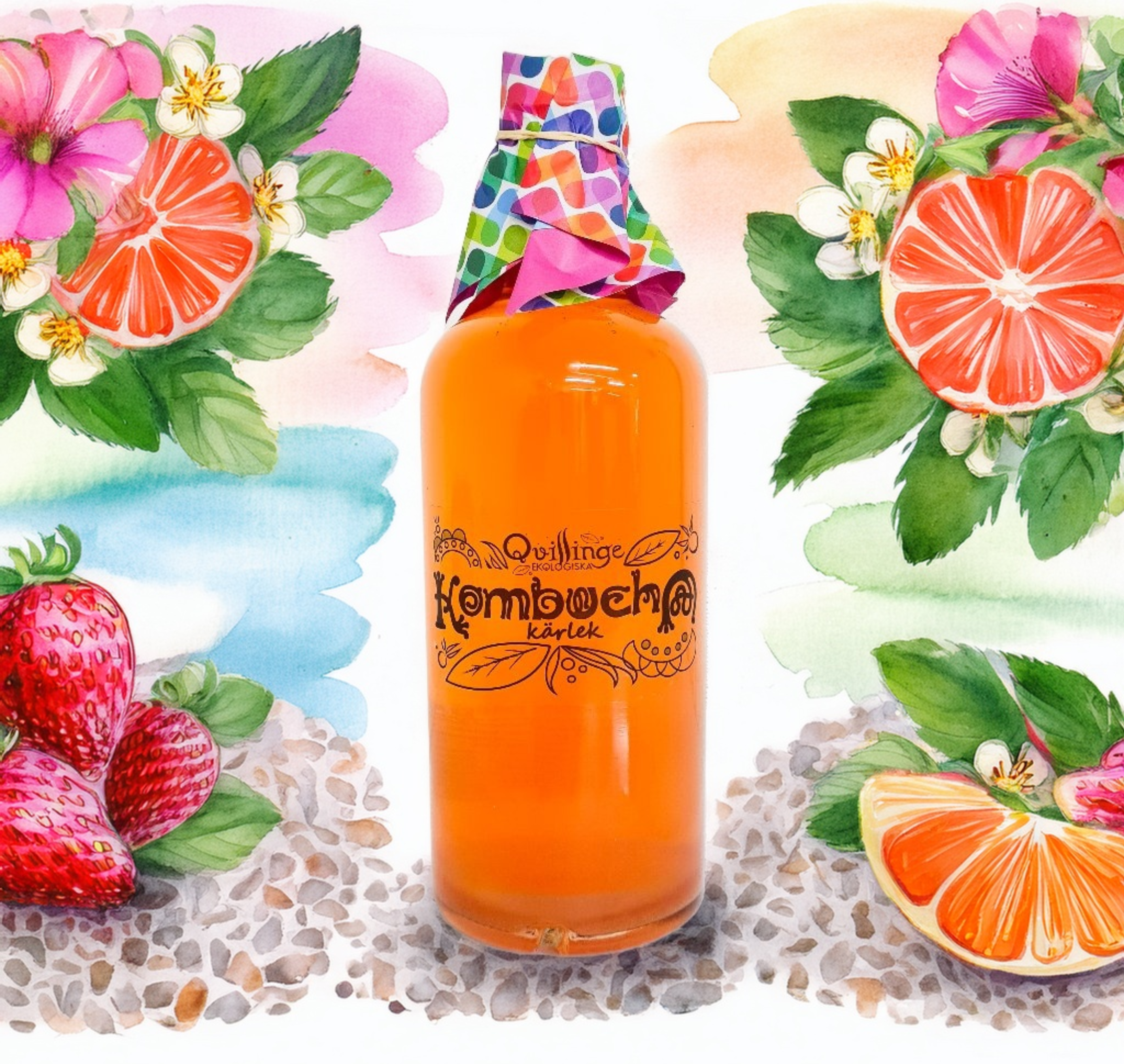 Kombucha Kärlek 70cl Qvillinge