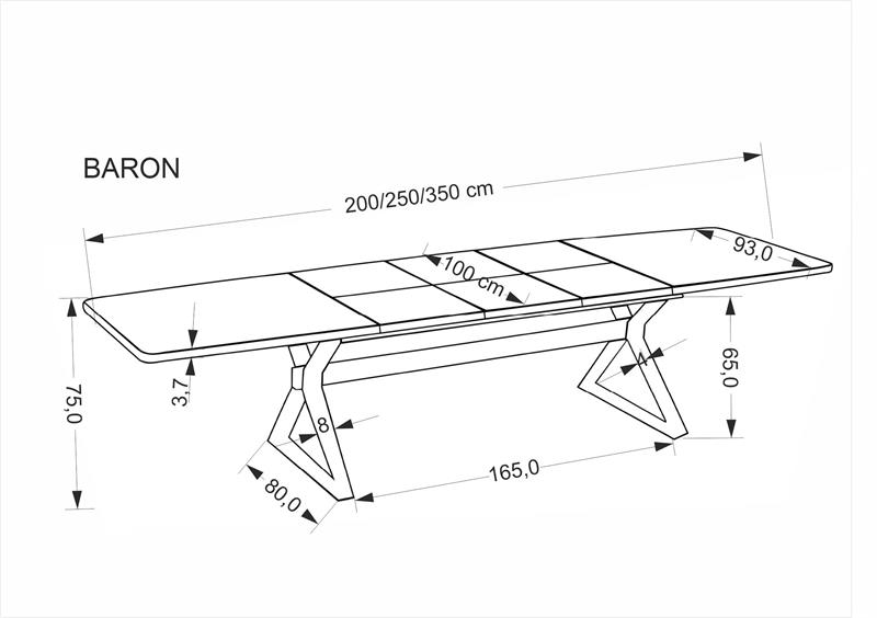 Baron  matbord  - 10