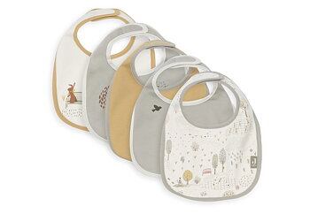 Jollein Bandana Bib Vattentät Tiny Park 5 Pack