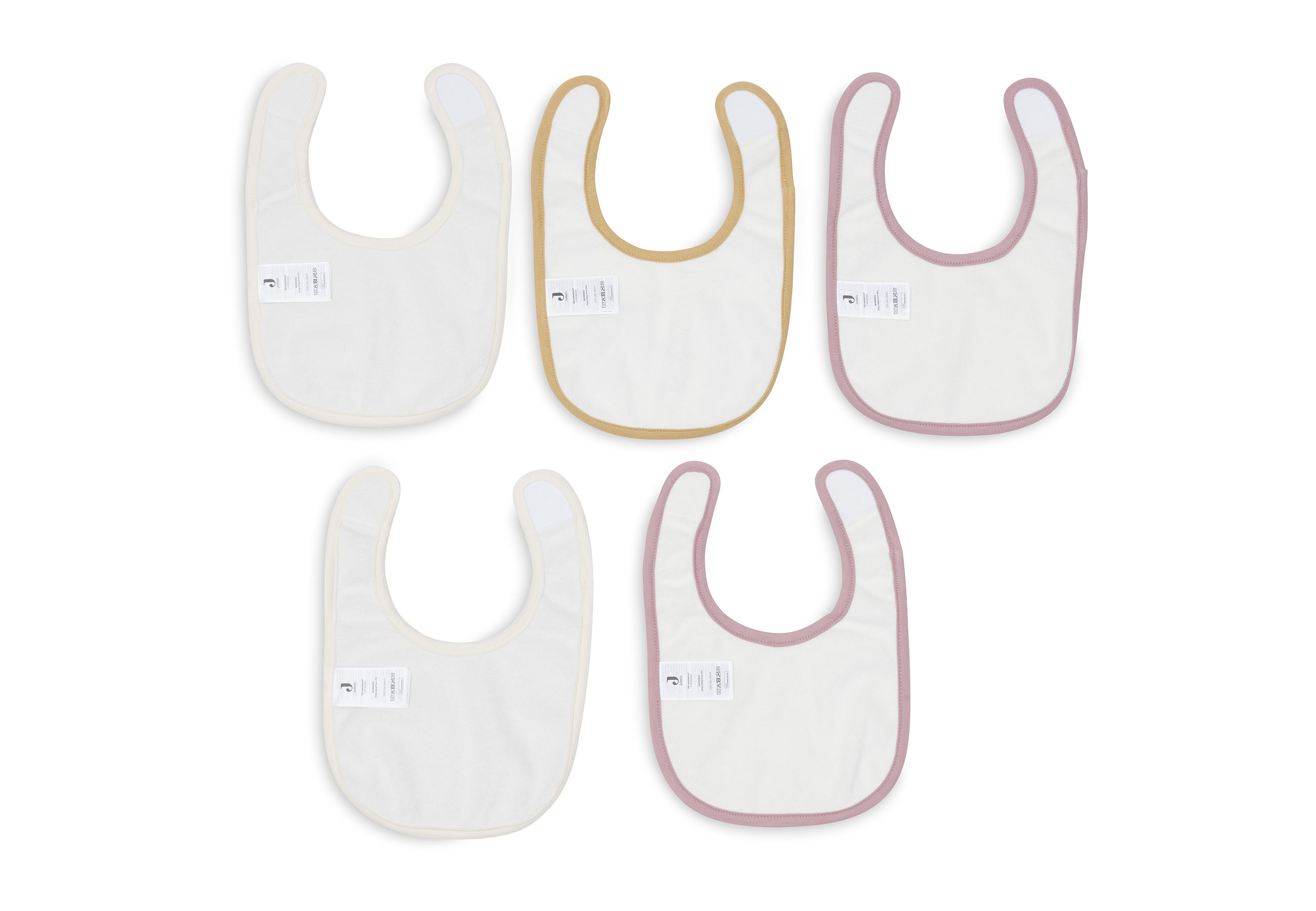 Jollein Bandana Bib Vattentät Flower Fairies 5 Pack - 5