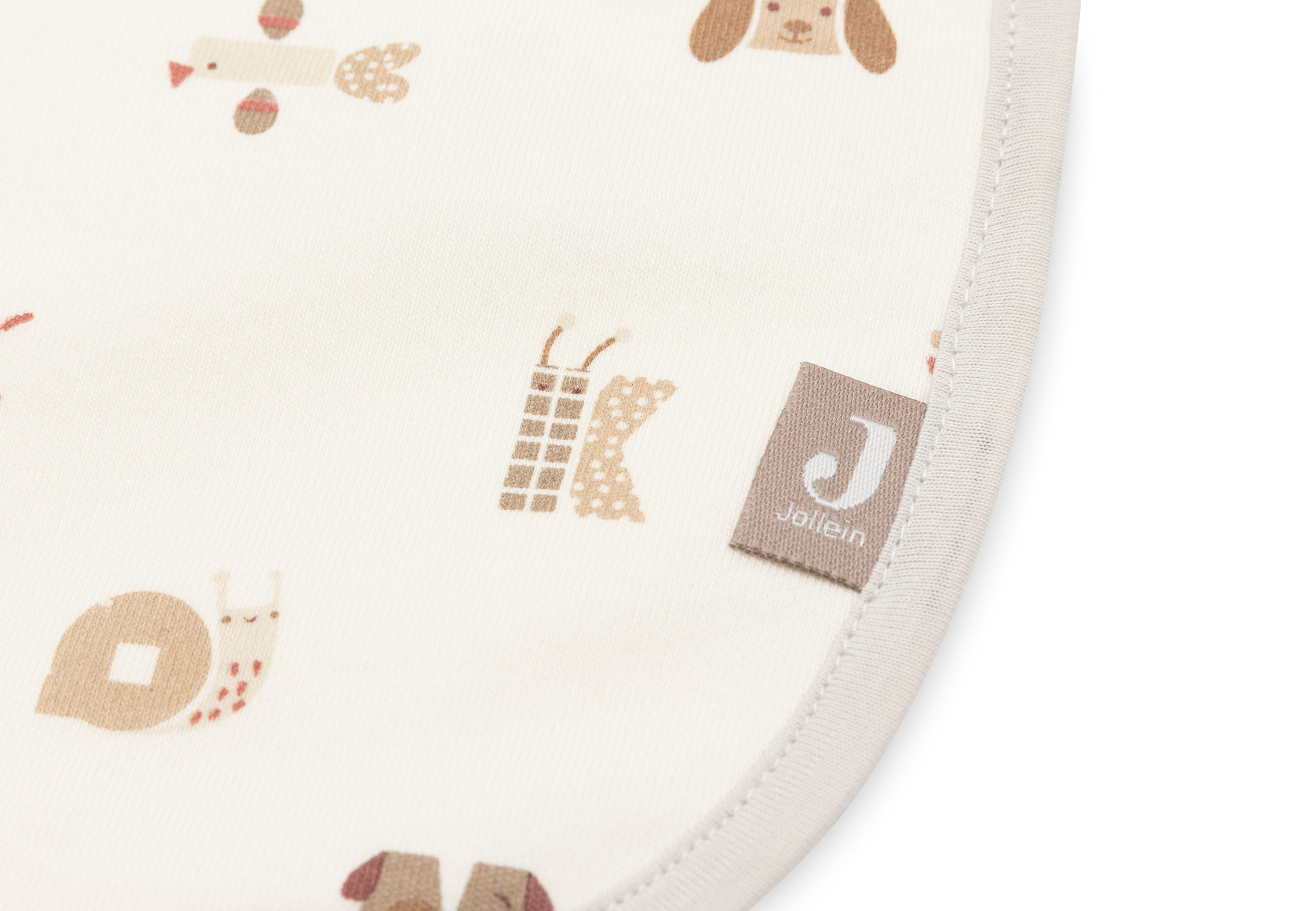 Jollein Bandana Bib Vattentät Animal Friends 5 Pack - 4