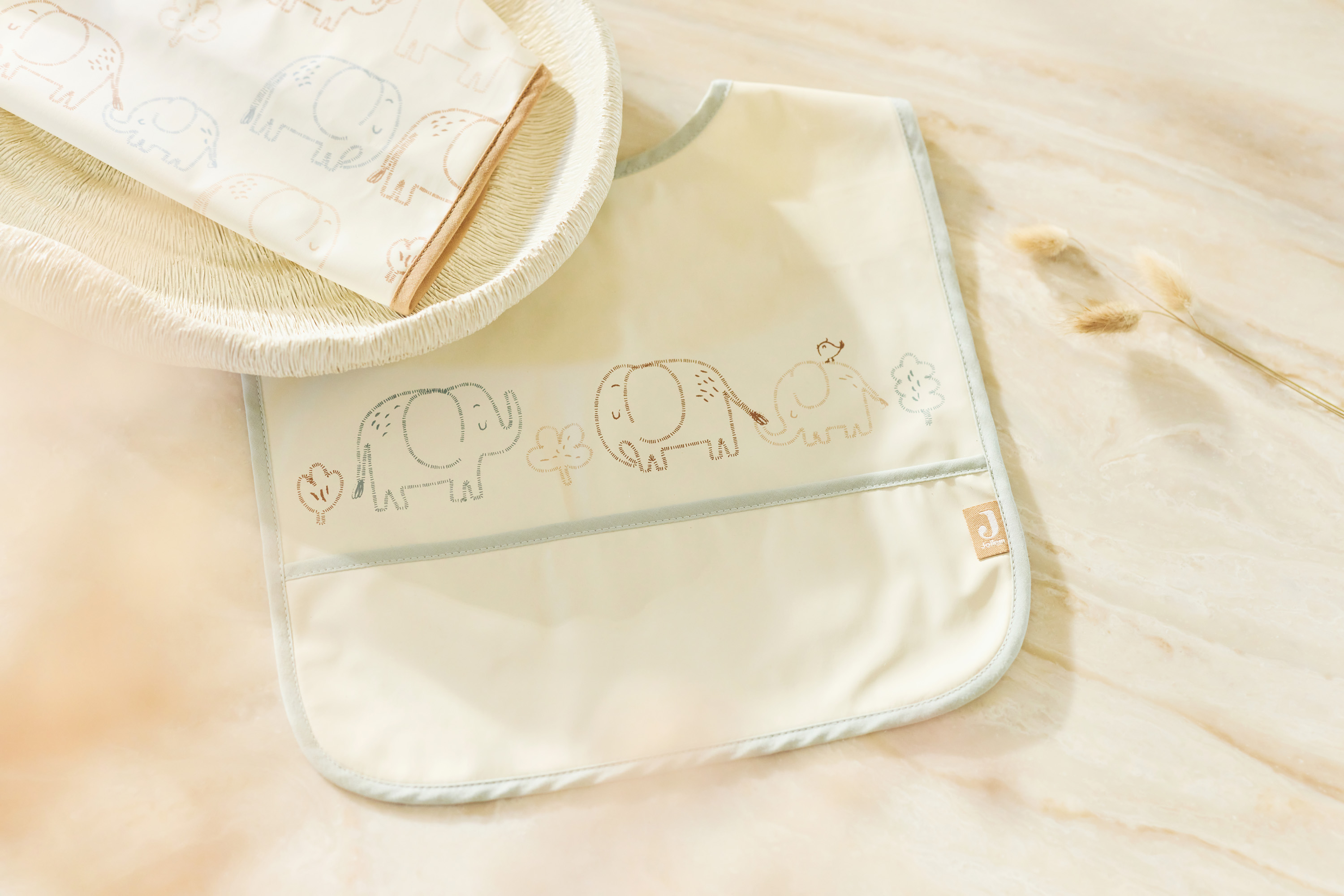 Jollein Haklapp Vattentät Elephant Tales (2pack) - 5