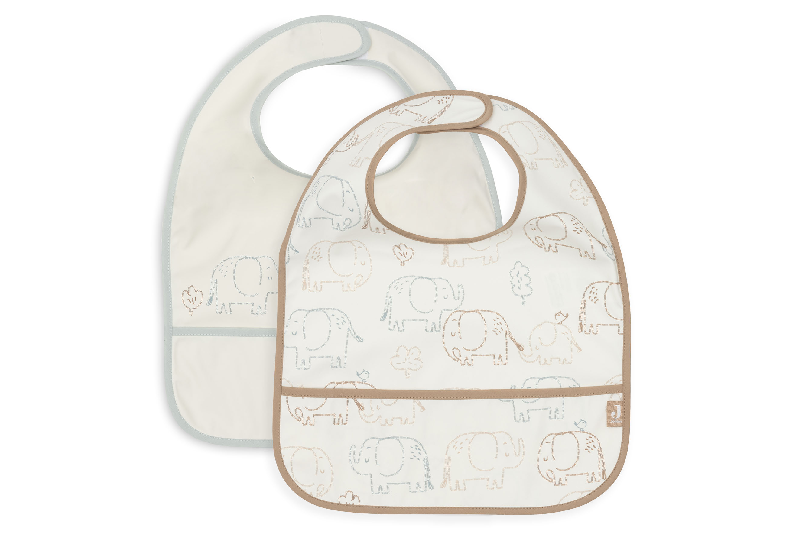Jollein Haklapp Vattentät Elephant Tales (2pack)