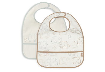 Jollein Haklapp Vattentät Elephant Tales (2pack)