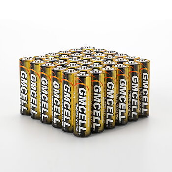 AAA Batterier - 36 st - Megapack batterier med 140 minuter urladdningstid