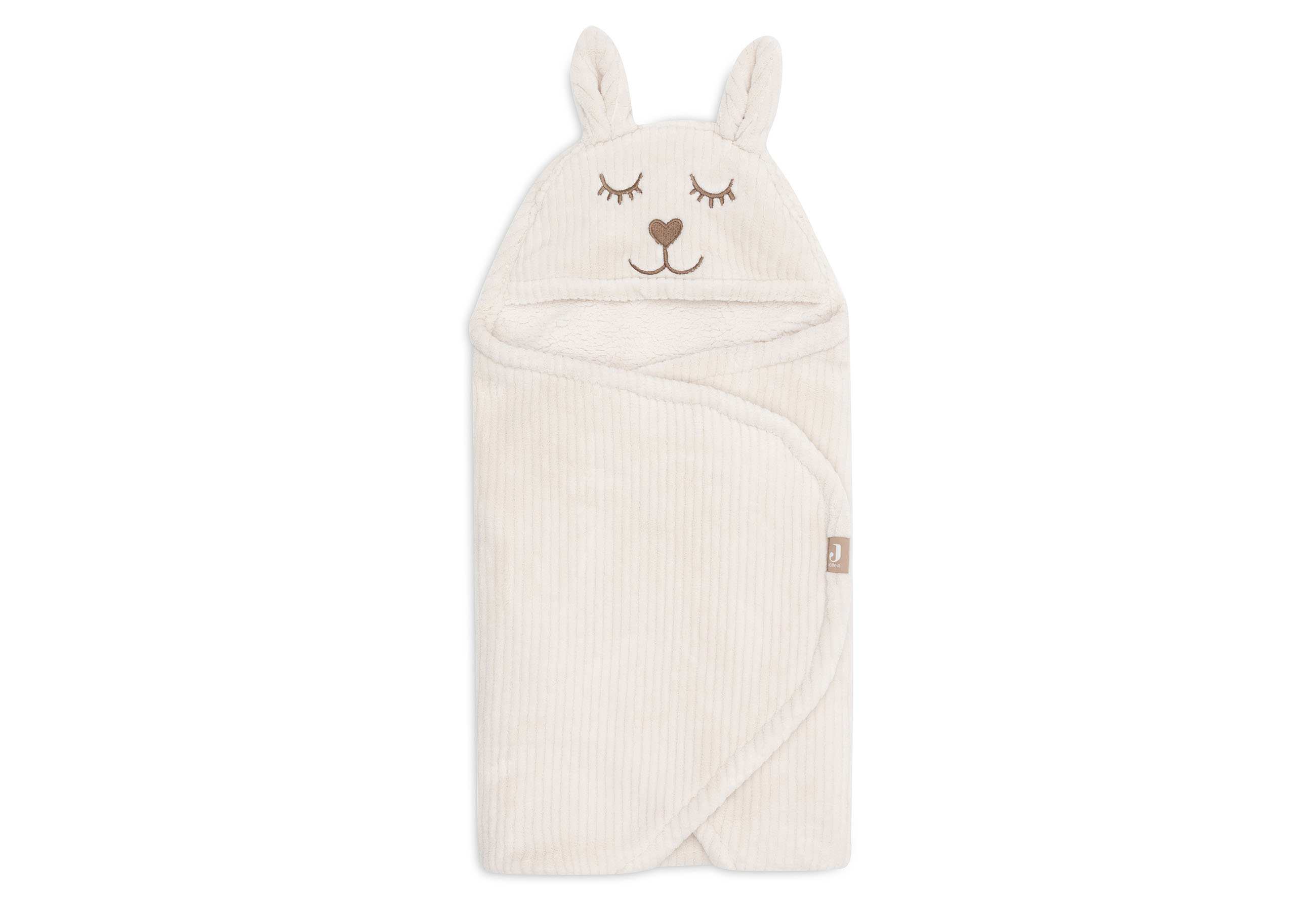 Jollein Omlottåkpåse Bunny Cloudy Rib Oatmeal - 4