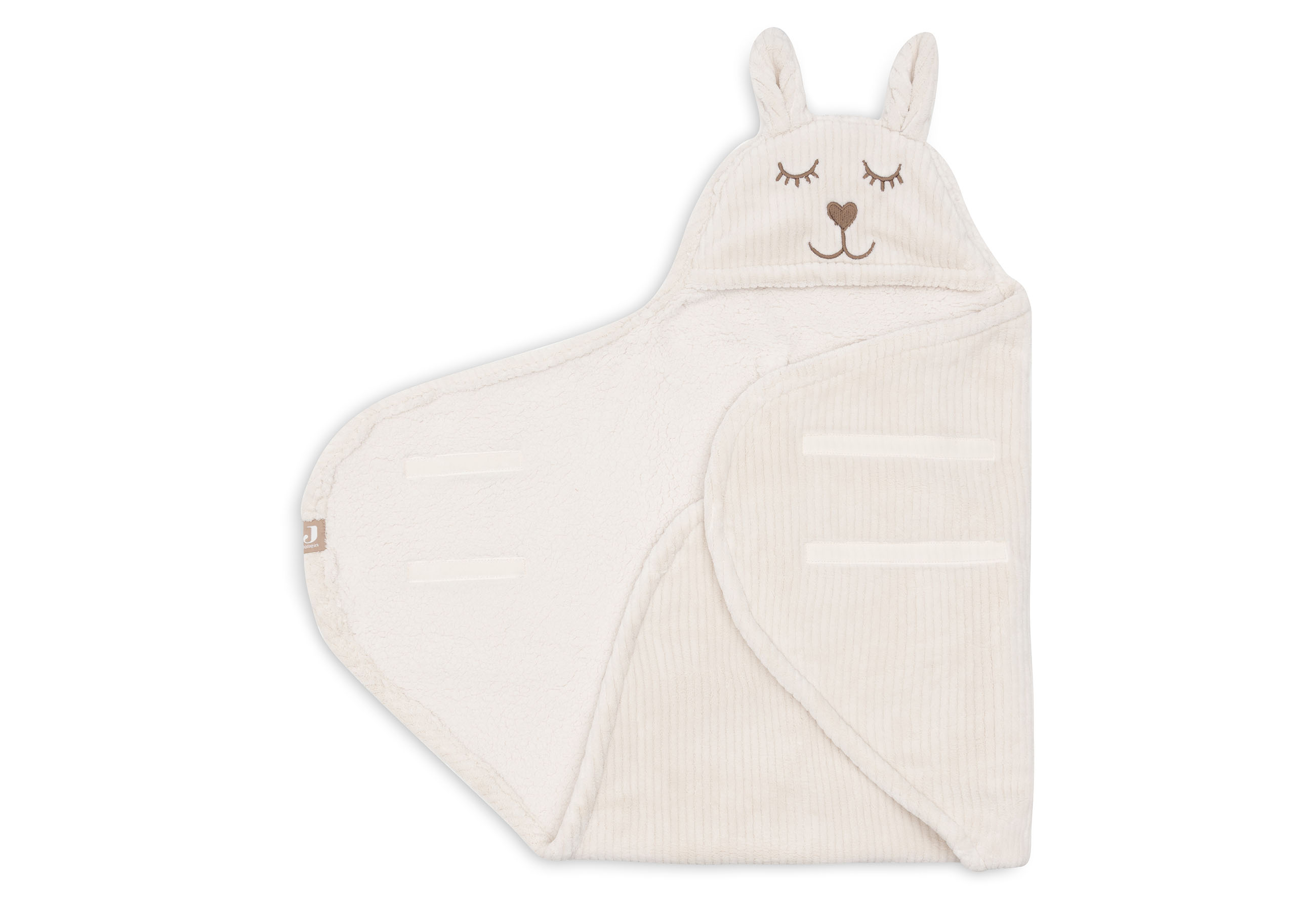Jollein Omlottåkpåse Bunny Cloudy Rib Oatmeal