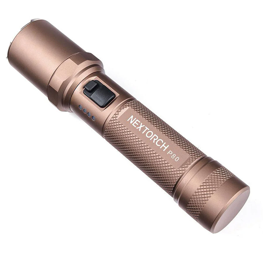 Nextorch P80 Bronze Sökarlampa 1600lm laddbar - 3