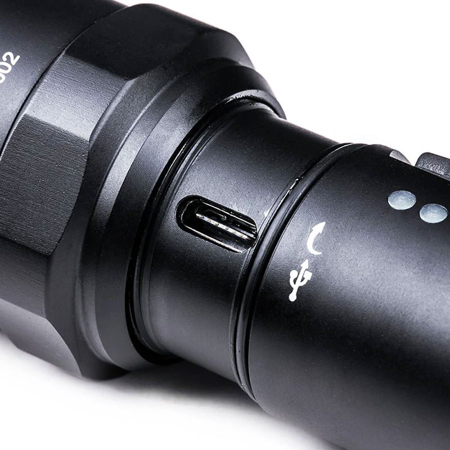 Nextorch P80 Svart Sökarlampa 1600lm laddbar - 8