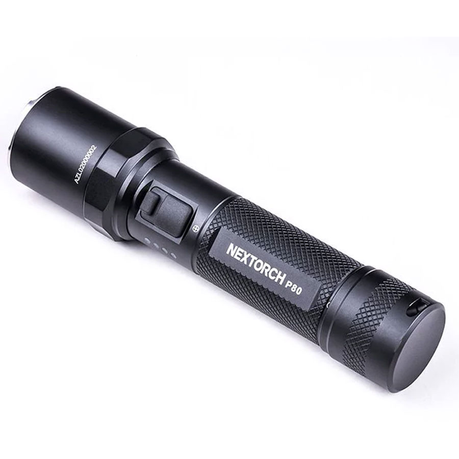 Nextorch P80 Svart Sökarlampa 1600lm laddbar - 3