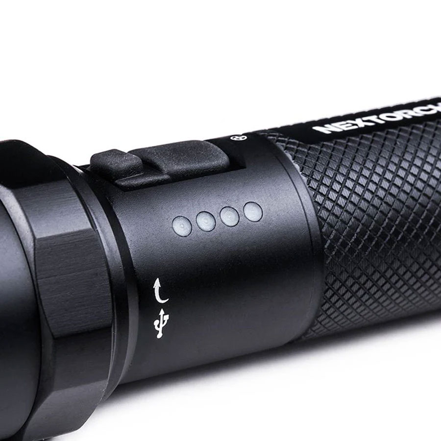 Nextorch P80 Svart Sökarlampa 1600lm laddbar - 6