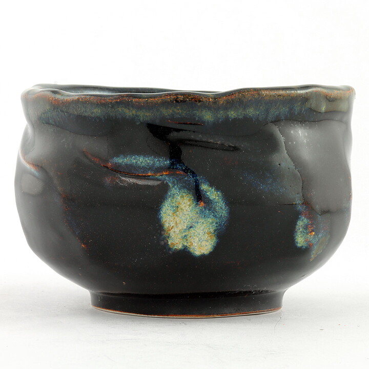 イサク・イサクソン  一点もの  黒いボウル  茶碗  (11cm)  2000年代  #22