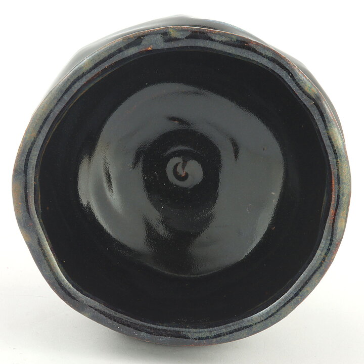 イサク・イサクソン  一点もの  黒いボウル  茶碗  (11cm)  2000年代  #22