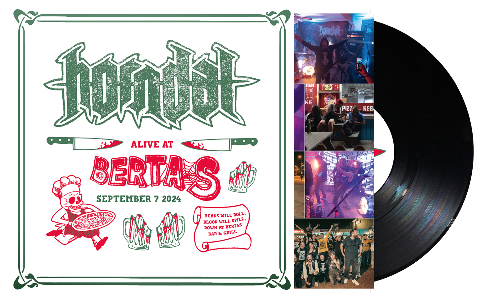 HORNDAL - Alive At Bertas LP