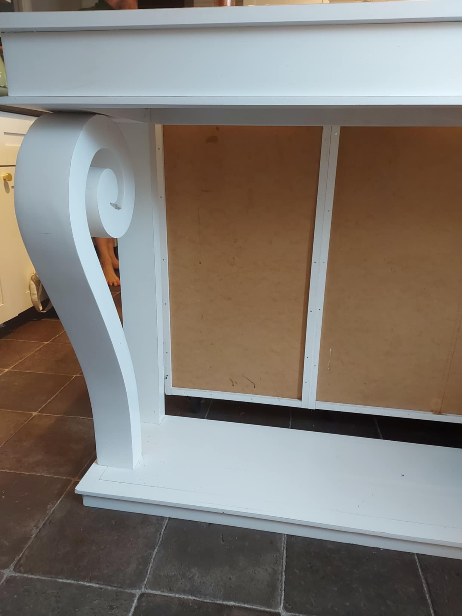 Vitt trä sideboard-Begagnat - 2