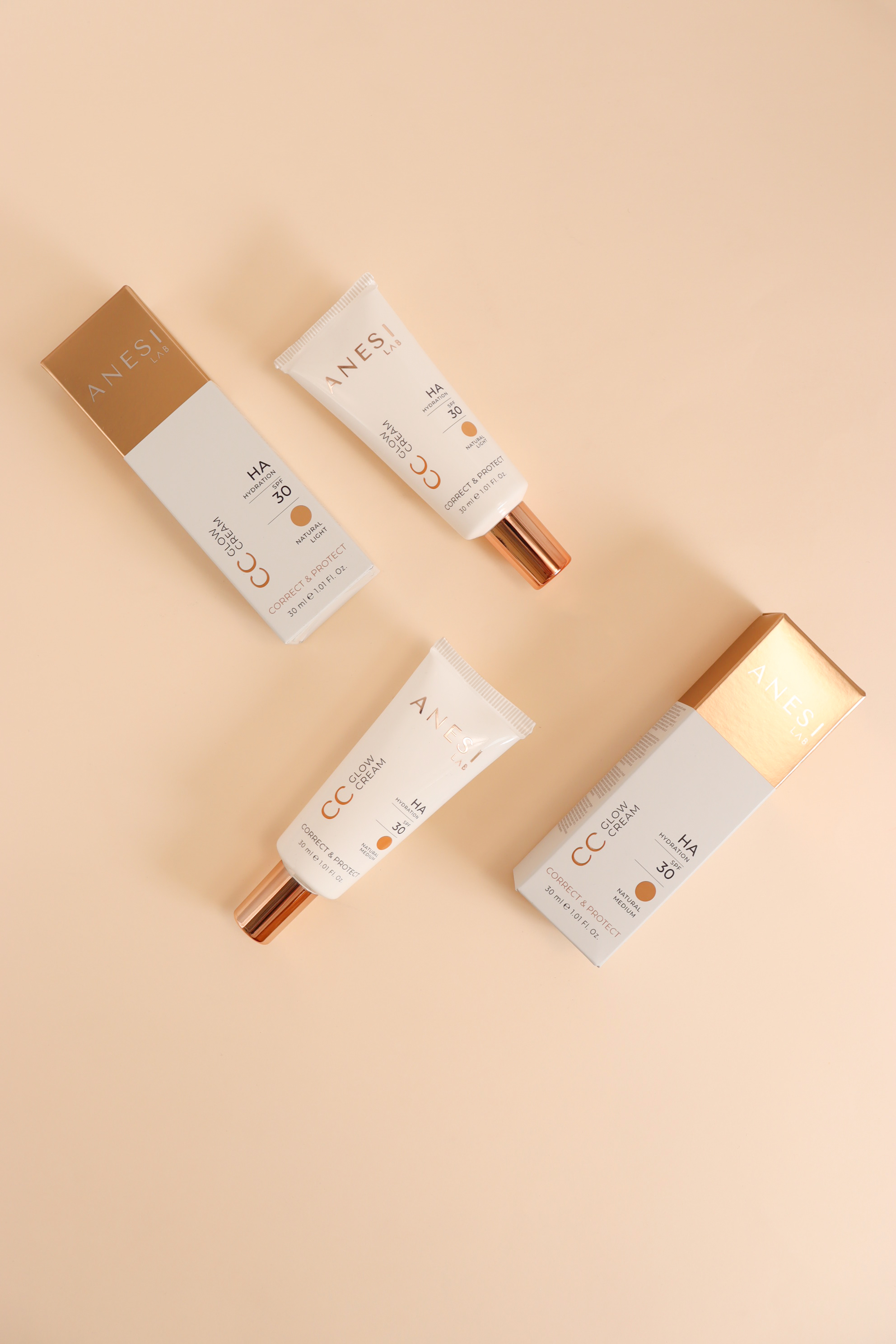 ANESI CC GLOW CREAM DISPLAY 6x2 + 2 tester
