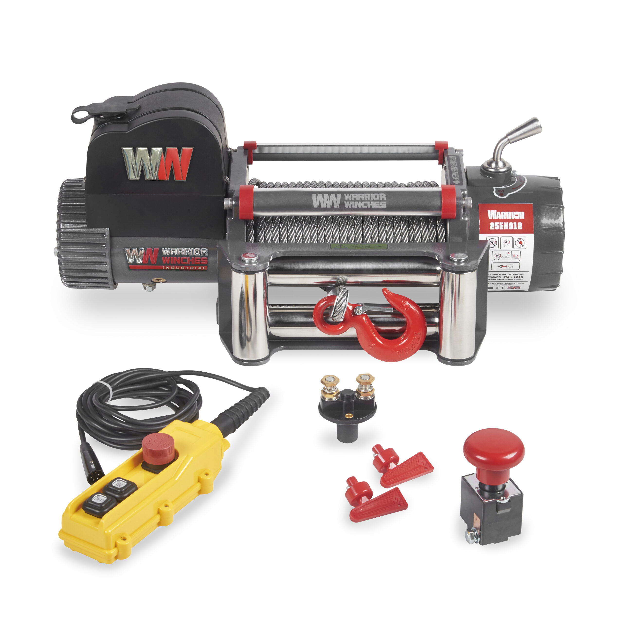 Warrior EN 2500 elektrisk dragvinsch / Maxlast: 2500 kg  - 3
