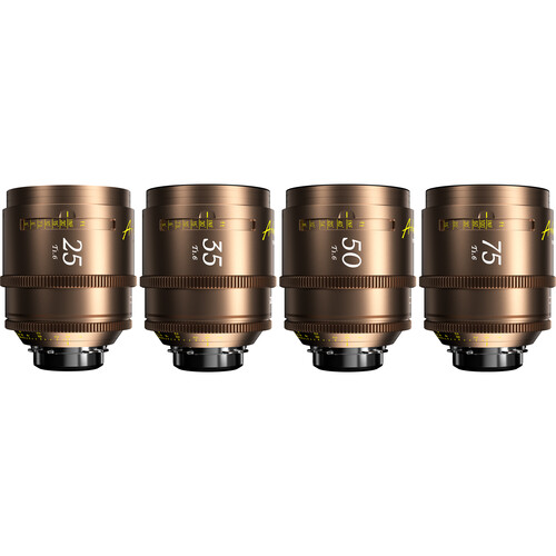 DZOFilm Arles Lustre T1.6 FF/VV Cinema Prime 4-Lens Kit PL/EF
