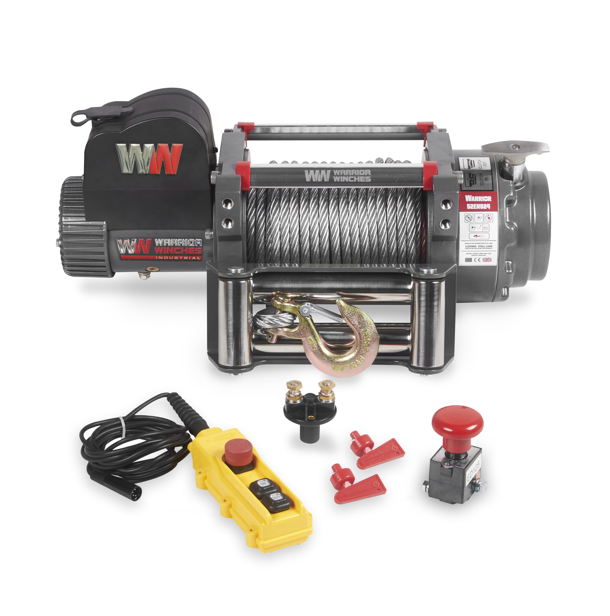 Warrior EN 6000 elektrisk dragvinsch / Maxlast: 6000 kg