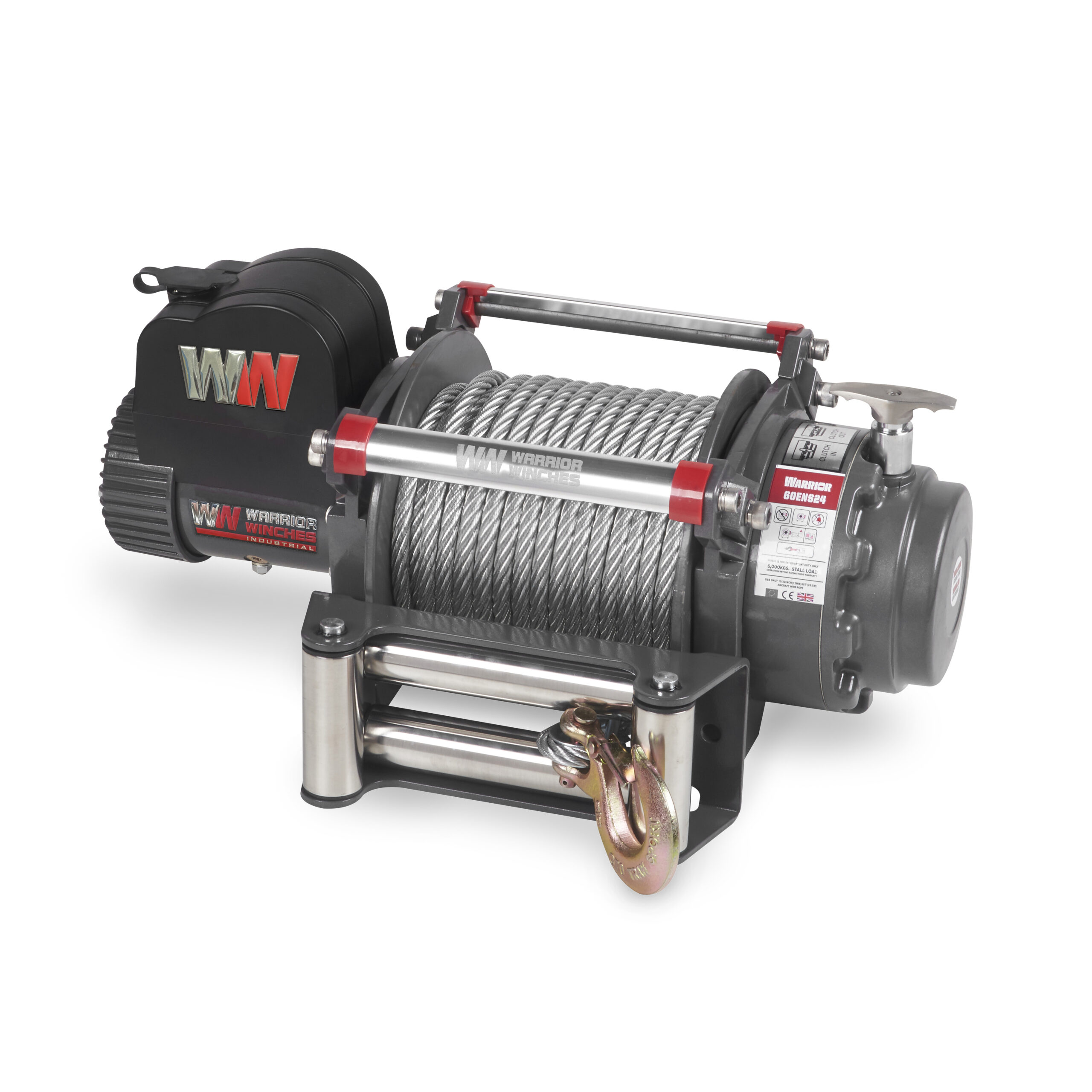 Warrior EN 6000 elektrisk dragvinsch / Maxlast: 6000 kg