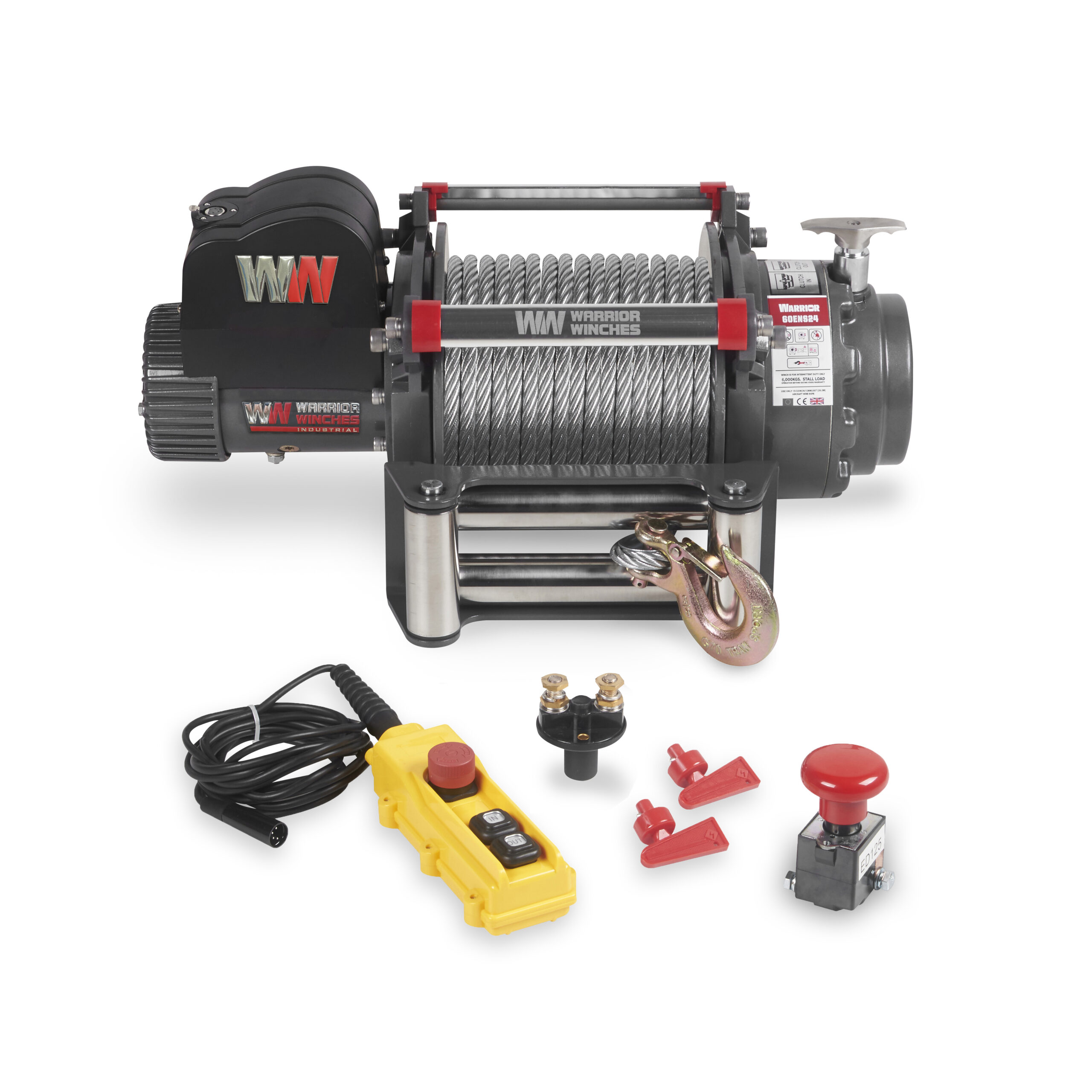 Warrior EN 6000 elektrisk dragvinsch / Maxlast: 6000 kg  - 3