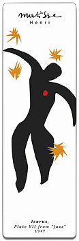 Bokmärke i papp, Matisse, Icarus, TEMA-produkt