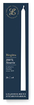 4er-Pack Birgittaljus I Weiß I Ø 13 x H 215 mm