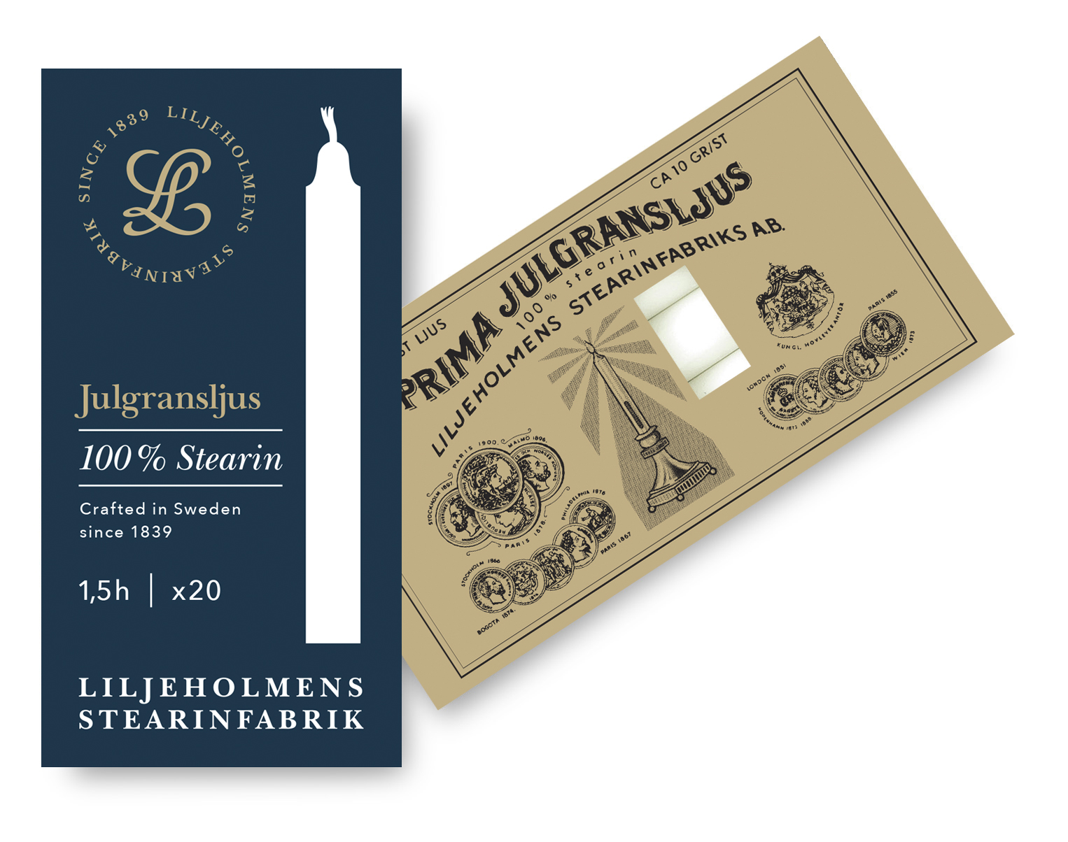 Weihnachtsbaumkerzen 20 Stück I Weiß I Ø 12 x H 110 mm