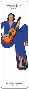 Bokmärke i papp, Matisse, The Music (detail), TEMA-produkt
