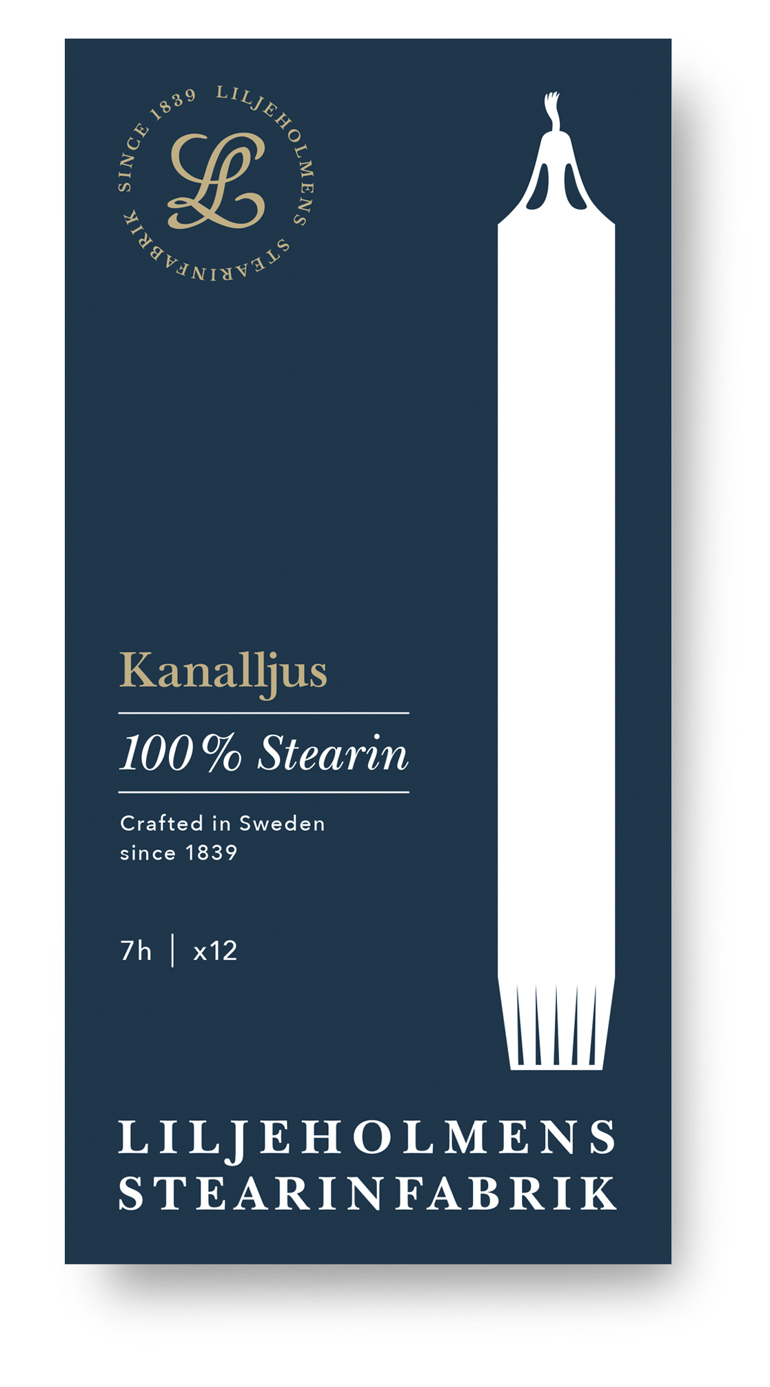 Kanalljus 12er-Pack – Ø 25 x H 200 mm I Mit integriertem Tropfschutz I Innovation