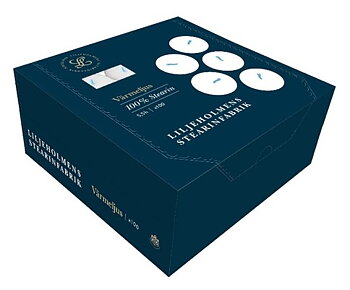 Klassische Teelichte 100er-Pack I Weiß - 100% Stearin I 5,5 Stunden