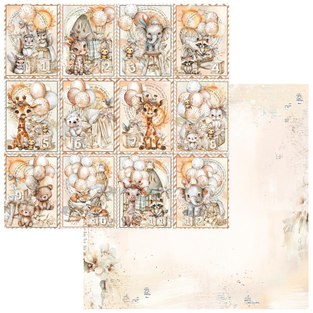 49 And Market - Double-Sided Cardstock 12x12 - Little Dreamer, Milestones