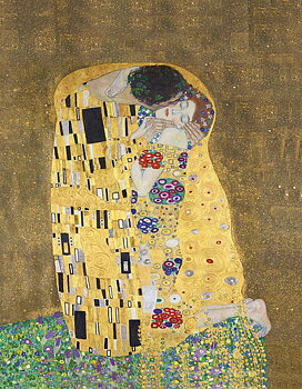 Diskhandduk, Gustav Klimt, Kyssen, TEMA-produkt