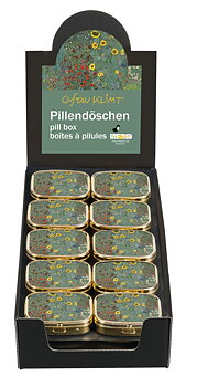 Pilleraskar med spegel, Klimt, Bauerngarten, Bordsdisplay med 30 st., TEMA-produkt