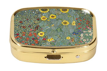 Pilleraskar med spegel, Klimt, Bauerngarten, Bordsdisplay med 30 st., TEMA-produkt