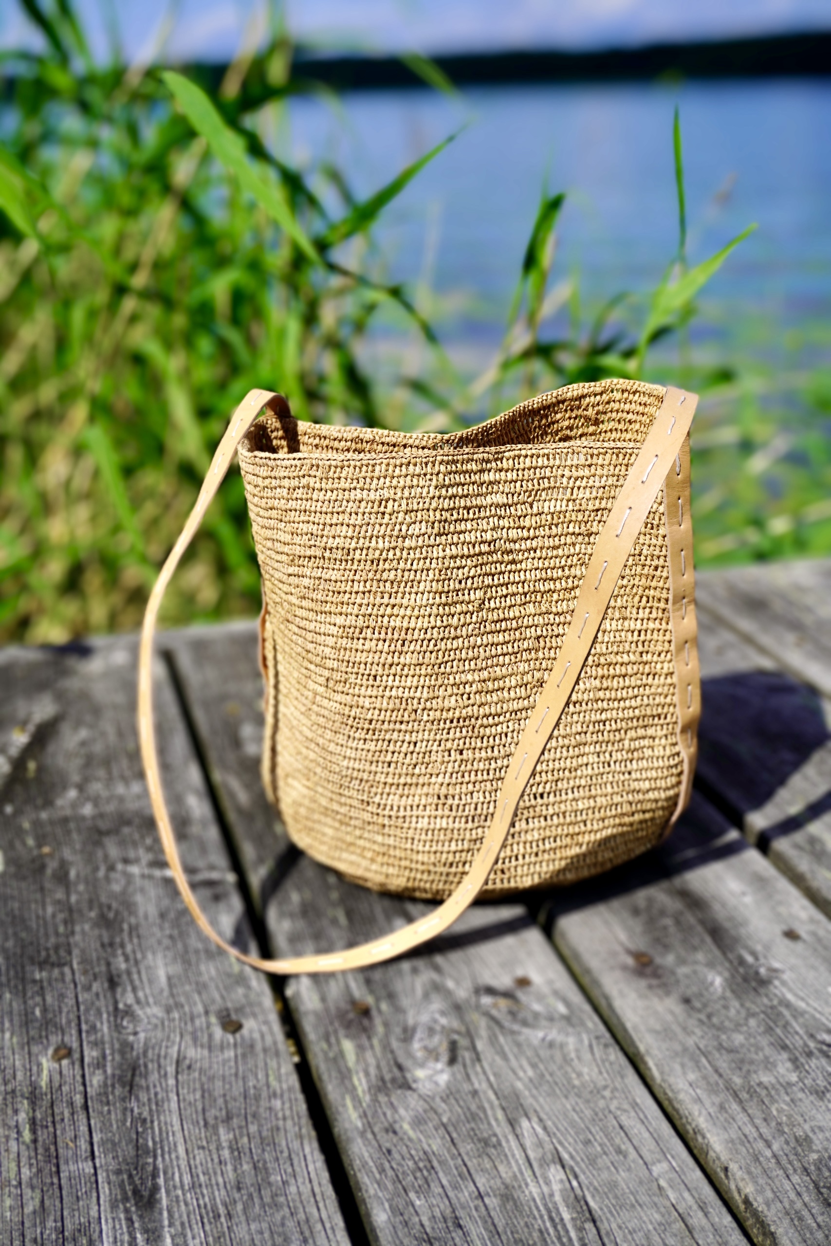 ALICE RAFFIA BAG NATURAL  - 4