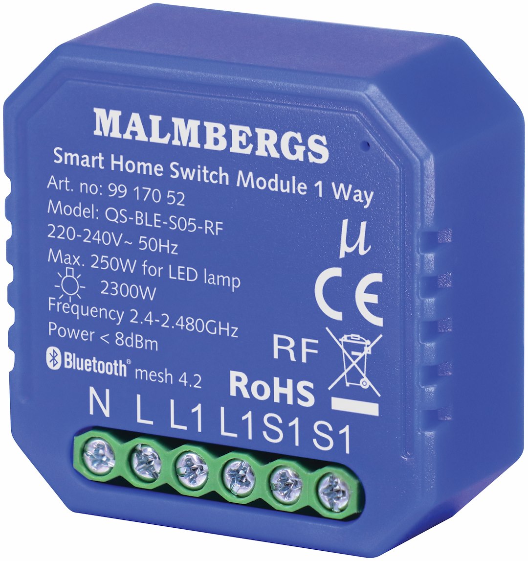 MALMBERGS Bluetooth Smart Modul ON/OFF, inklusive RF-stöd